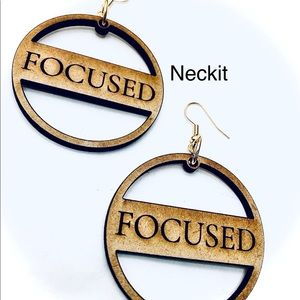 Focusrd Engraved Earrings
